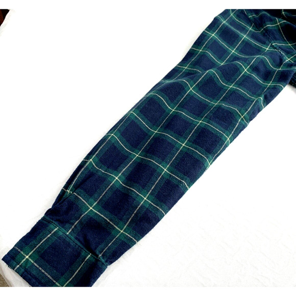 Men's Long Sleeve Shirt Int'l Report Casual Flannel Blue Plaid Small-Medium - Picture 5 of 9